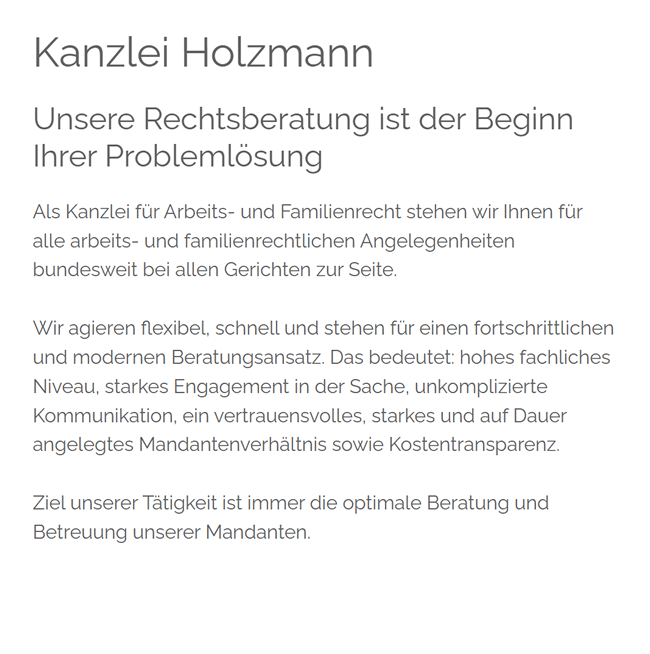 Arbeitsrecht für  Fridolfing